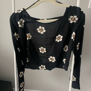 Long sleeve floral